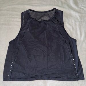 Lululemon sculpt cropped tank - Size 2 Black